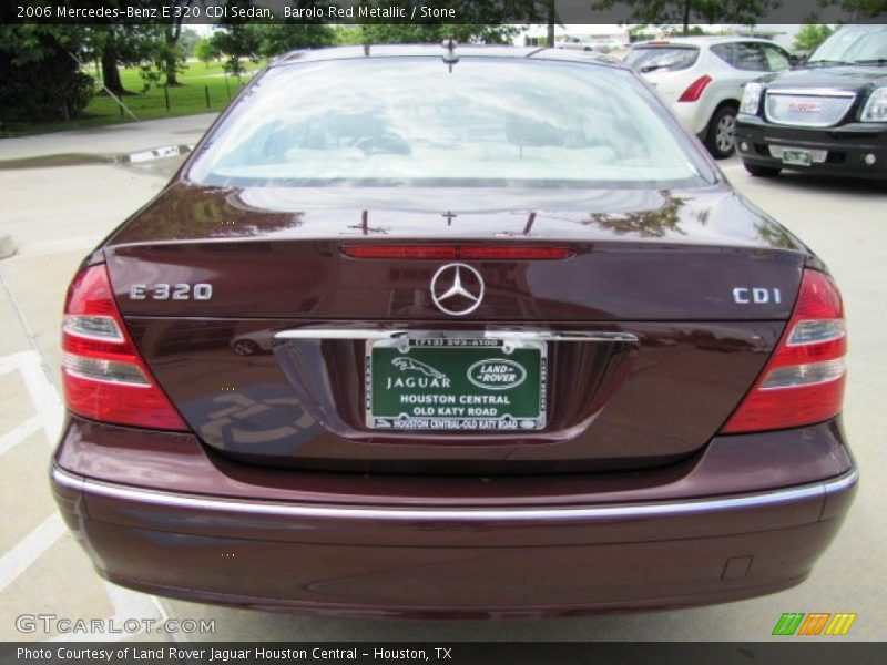 Barolo Red Metallic / Stone 2006 Mercedes-Benz E 320 CDI Sedan