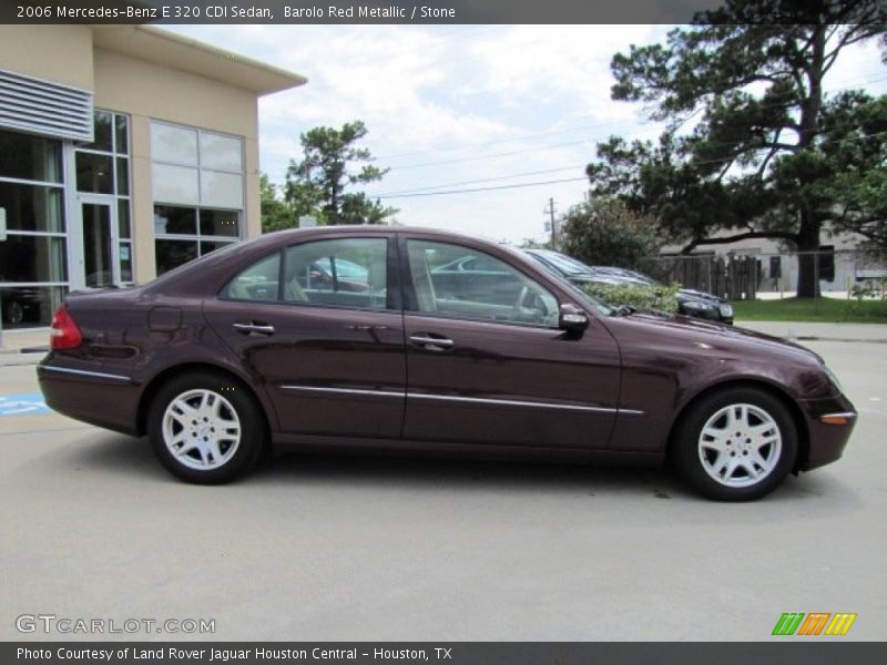 Barolo Red Metallic / Stone 2006 Mercedes-Benz E 320 CDI Sedan