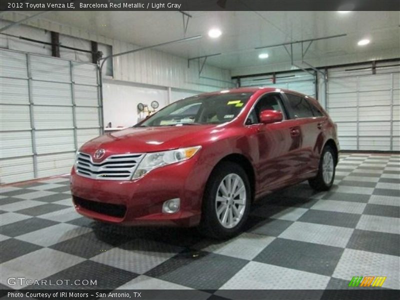 Barcelona Red Metallic / Light Gray 2012 Toyota Venza LE