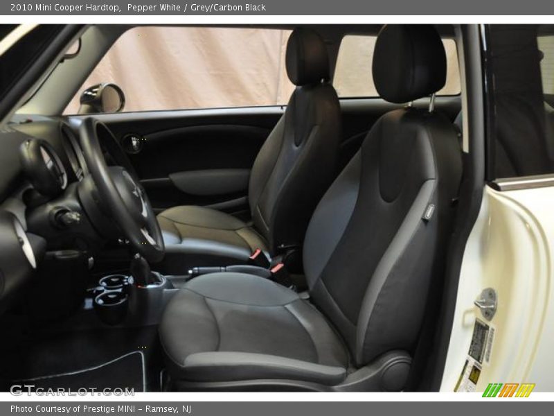 Pepper White / Grey/Carbon Black 2010 Mini Cooper Hardtop