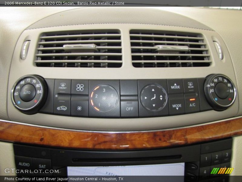 Controls of 2006 E 320 CDI Sedan