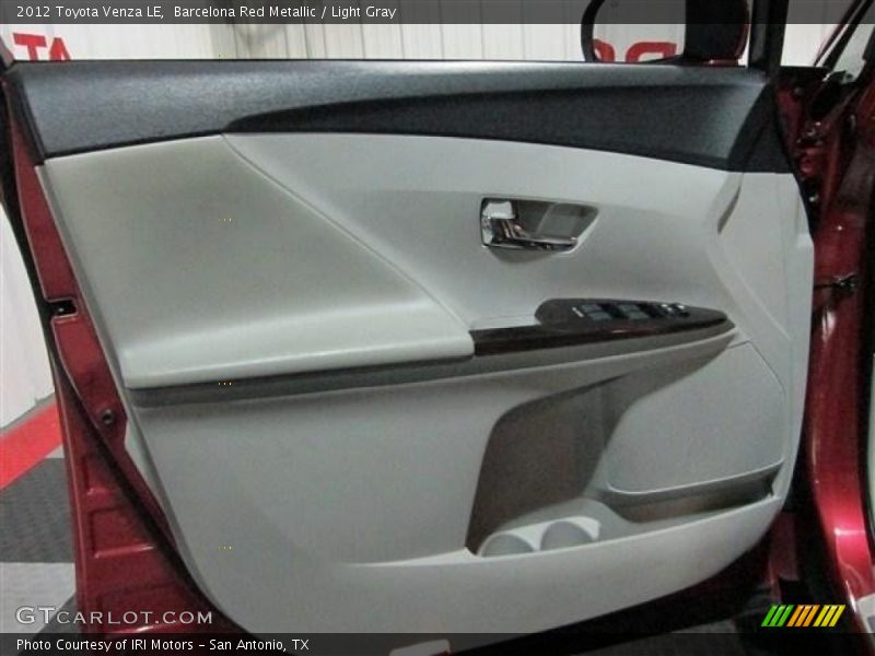 Barcelona Red Metallic / Light Gray 2012 Toyota Venza LE