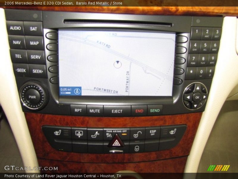 Navigation of 2006 E 320 CDI Sedan