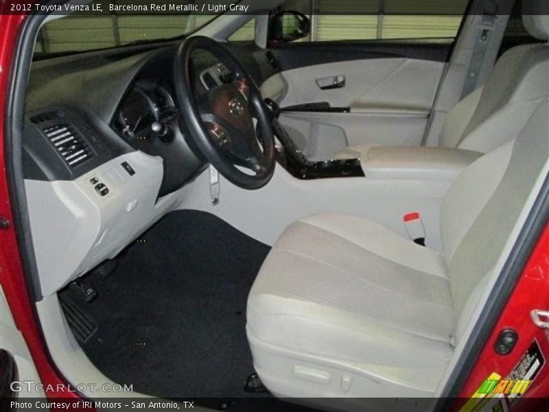 Barcelona Red Metallic / Light Gray 2012 Toyota Venza LE