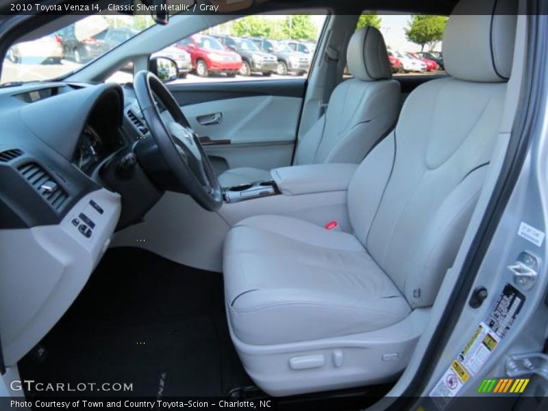  2010 Venza I4 Gray Interior