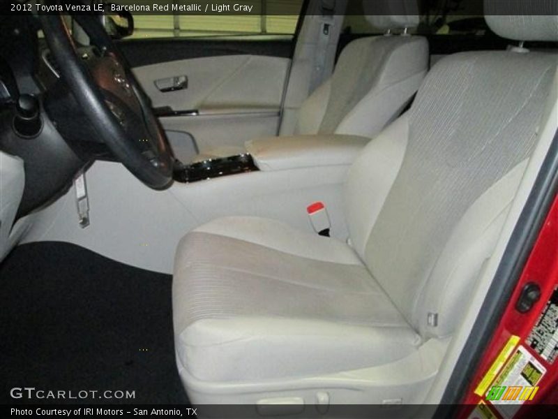 Barcelona Red Metallic / Light Gray 2012 Toyota Venza LE