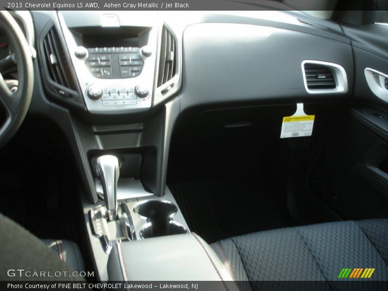 Ashen Gray Metallic / Jet Black 2013 Chevrolet Equinox LS AWD