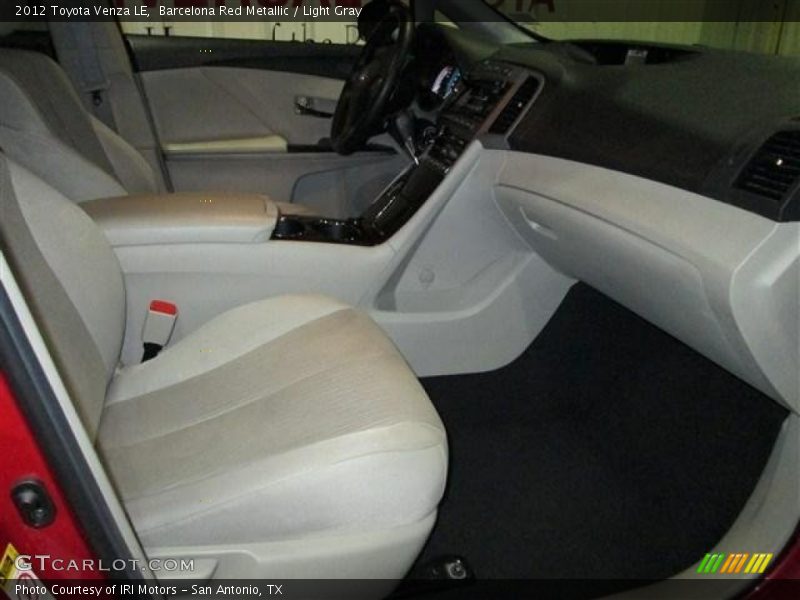 Barcelona Red Metallic / Light Gray 2012 Toyota Venza LE