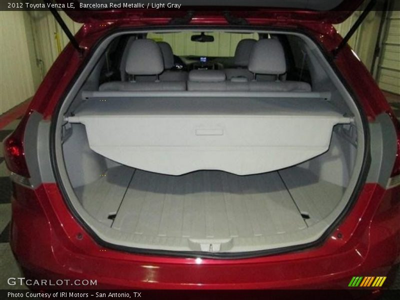 Barcelona Red Metallic / Light Gray 2012 Toyota Venza LE