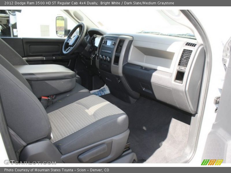 Bright White / Dark Slate/Medium Graystone 2012 Dodge Ram 3500 HD ST Regular Cab 4x4 Dually