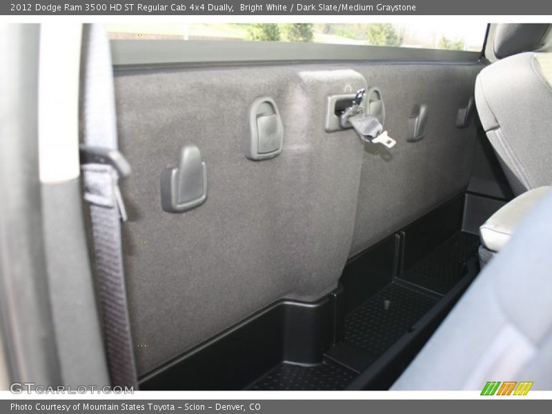 Bright White / Dark Slate/Medium Graystone 2012 Dodge Ram 3500 HD ST Regular Cab 4x4 Dually