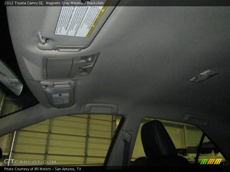 Magnetic Gray Metallic / Black/Ash 2012 Toyota Camry SE