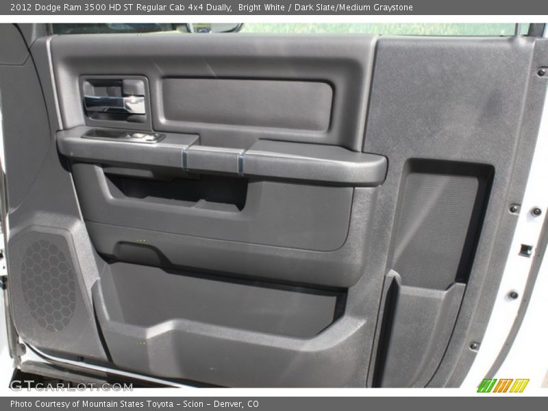 Bright White / Dark Slate/Medium Graystone 2012 Dodge Ram 3500 HD ST Regular Cab 4x4 Dually