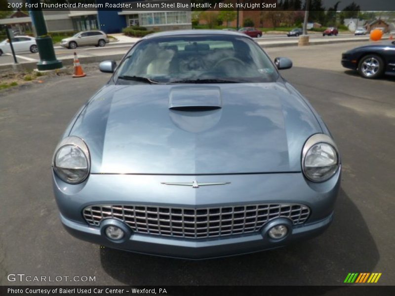 Medium Steel Blue Metallic / Black Ink/Light Sand 2005 Ford Thunderbird Premium Roadster