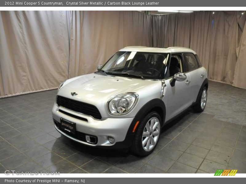 Crystal Silver Metallic / Carbon Black Lounge Leather 2012 Mini Cooper S Countryman