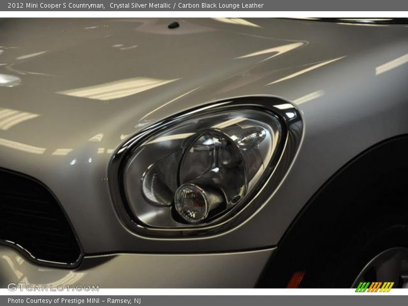Crystal Silver Metallic / Carbon Black Lounge Leather 2012 Mini Cooper S Countryman