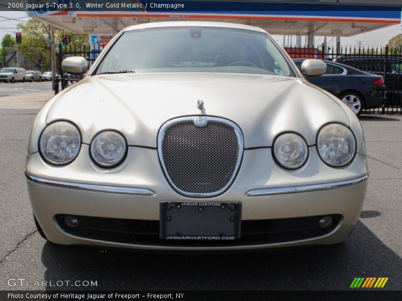 Winter Gold Metallic / Champagne 2006 Jaguar S-Type 3.0