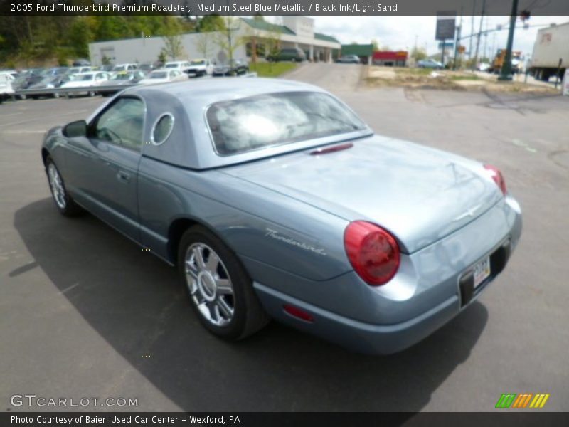 Medium Steel Blue Metallic / Black Ink/Light Sand 2005 Ford Thunderbird Premium Roadster