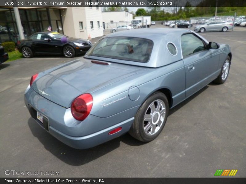 Medium Steel Blue Metallic / Black Ink/Light Sand 2005 Ford Thunderbird Premium Roadster