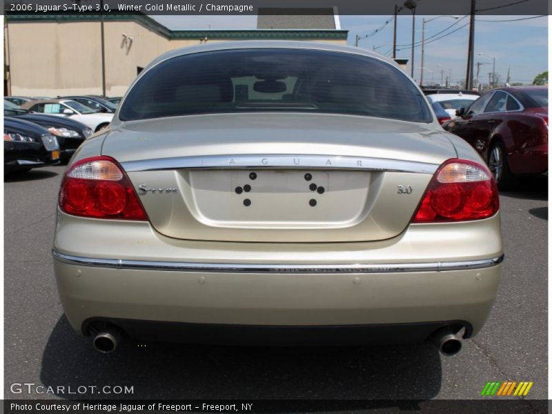 Winter Gold Metallic / Champagne 2006 Jaguar S-Type 3.0