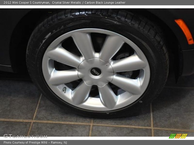 Crystal Silver Metallic / Carbon Black Lounge Leather 2012 Mini Cooper S Countryman