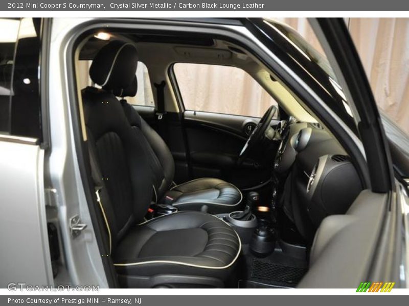 Crystal Silver Metallic / Carbon Black Lounge Leather 2012 Mini Cooper S Countryman