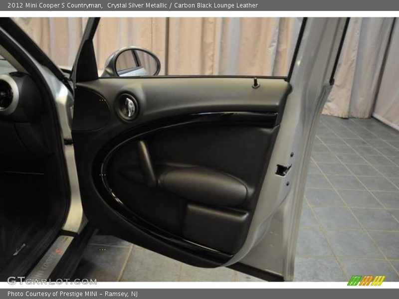 Crystal Silver Metallic / Carbon Black Lounge Leather 2012 Mini Cooper S Countryman