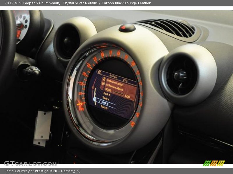 Crystal Silver Metallic / Carbon Black Lounge Leather 2012 Mini Cooper S Countryman