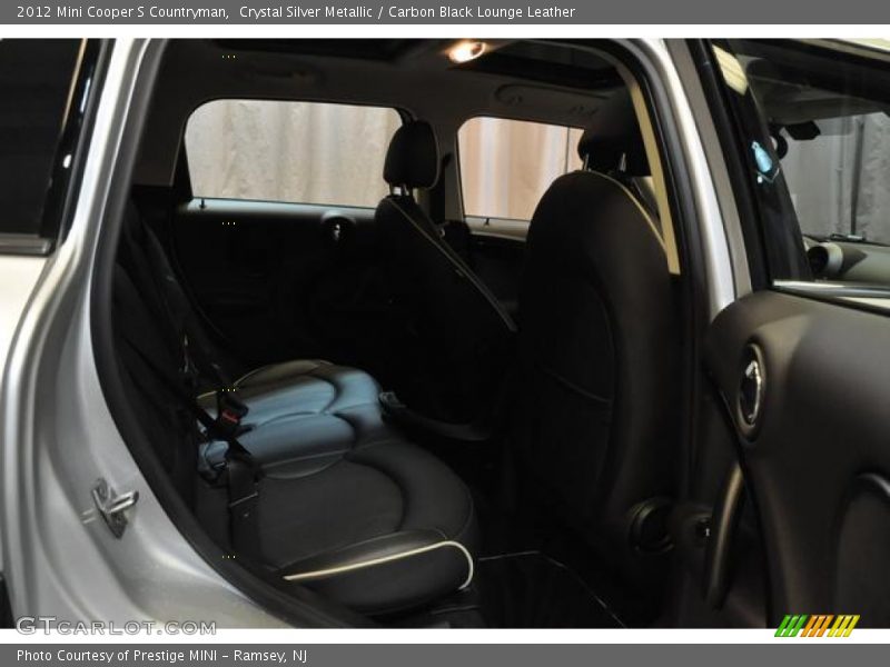Crystal Silver Metallic / Carbon Black Lounge Leather 2012 Mini Cooper S Countryman