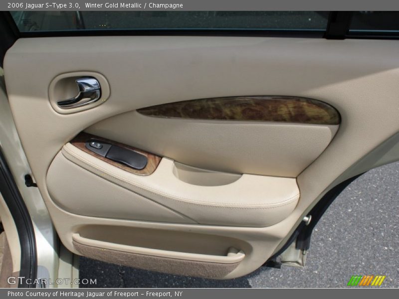 Winter Gold Metallic / Champagne 2006 Jaguar S-Type 3.0