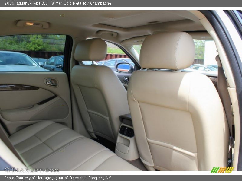 Winter Gold Metallic / Champagne 2006 Jaguar S-Type 3.0