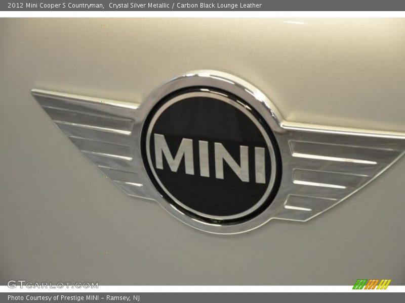 Crystal Silver Metallic / Carbon Black Lounge Leather 2012 Mini Cooper S Countryman