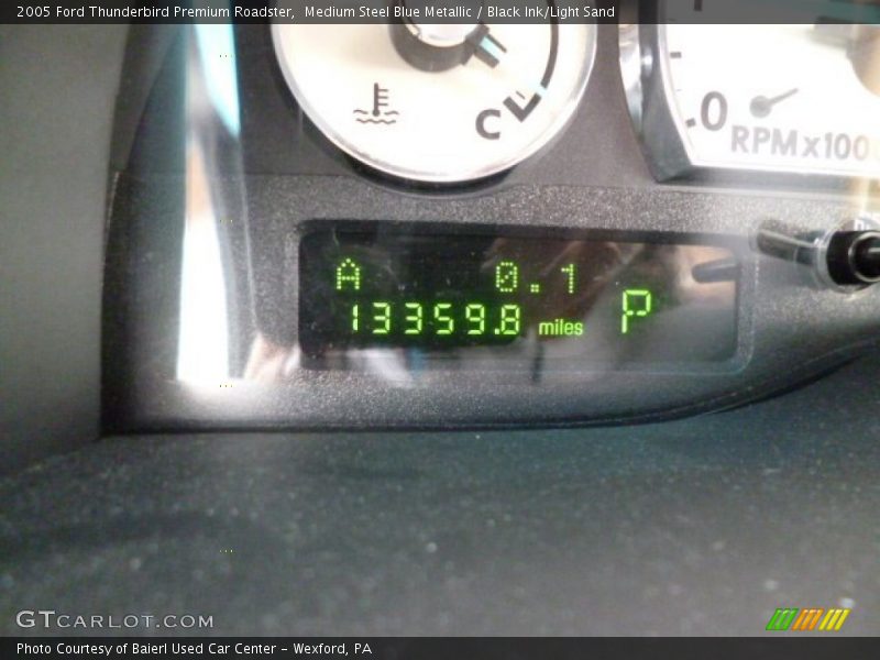 Medium Steel Blue Metallic / Black Ink/Light Sand 2005 Ford Thunderbird Premium Roadster