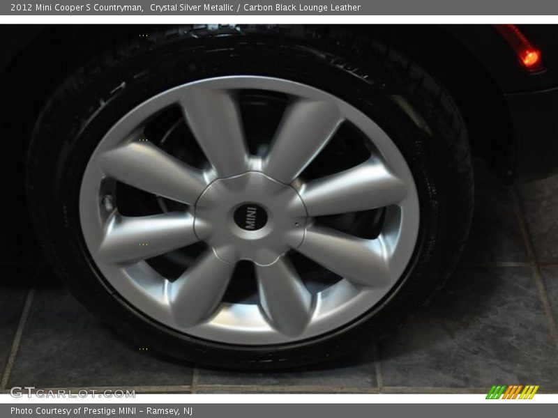 Crystal Silver Metallic / Carbon Black Lounge Leather 2012 Mini Cooper S Countryman