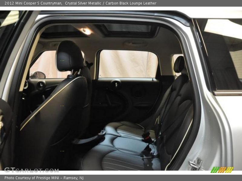 Crystal Silver Metallic / Carbon Black Lounge Leather 2012 Mini Cooper S Countryman