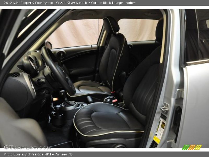 Crystal Silver Metallic / Carbon Black Lounge Leather 2012 Mini Cooper S Countryman