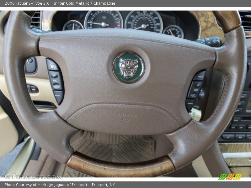 Winter Gold Metallic / Champagne 2006 Jaguar S-Type 3.0
