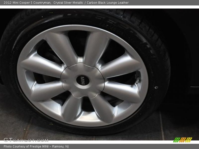 Crystal Silver Metallic / Carbon Black Lounge Leather 2012 Mini Cooper S Countryman