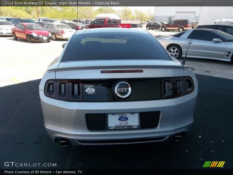 Ingot Silver Metallic / Charcoal Black 2013 Ford Mustang GT Coupe