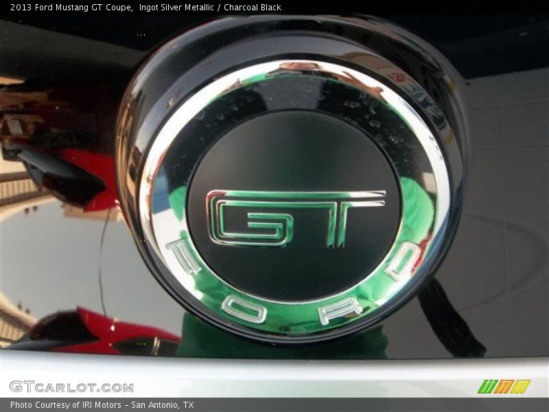 Ingot Silver Metallic / Charcoal Black 2013 Ford Mustang GT Coupe