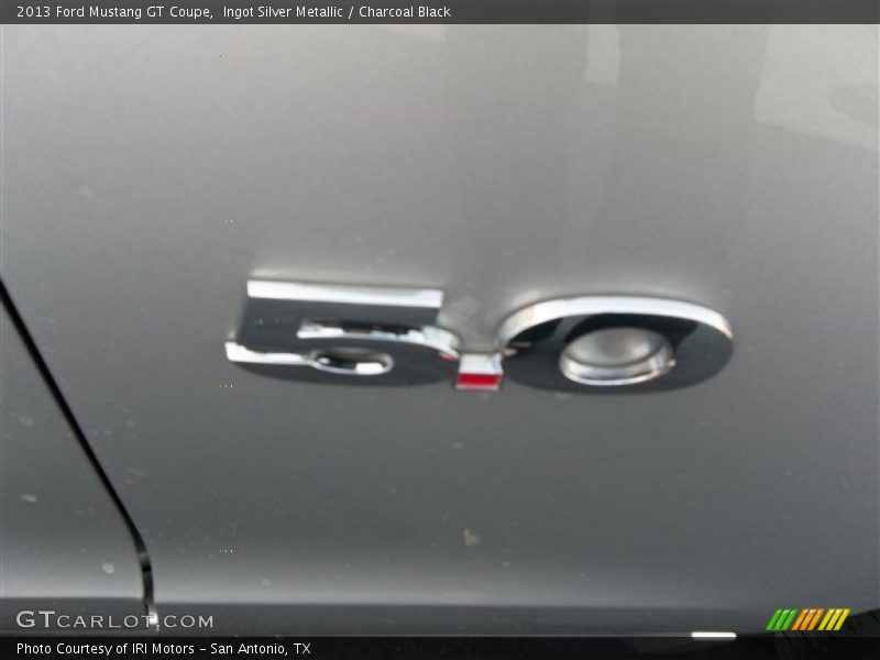 Ingot Silver Metallic / Charcoal Black 2013 Ford Mustang GT Coupe