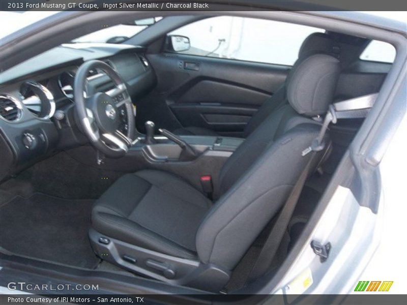 Ingot Silver Metallic / Charcoal Black 2013 Ford Mustang GT Coupe