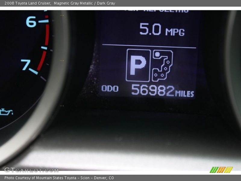 Magnetic Gray Metallic / Dark Gray 2008 Toyota Land Cruiser