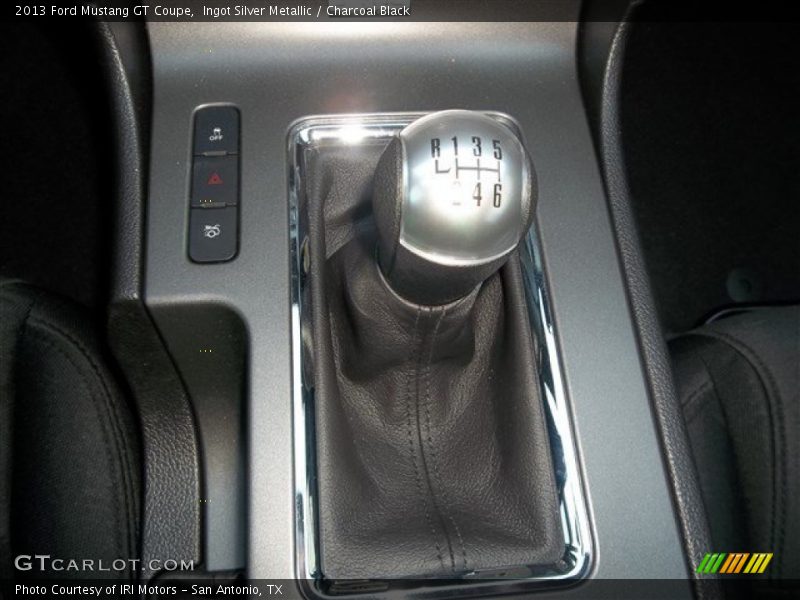 Ingot Silver Metallic / Charcoal Black 2013 Ford Mustang GT Coupe
