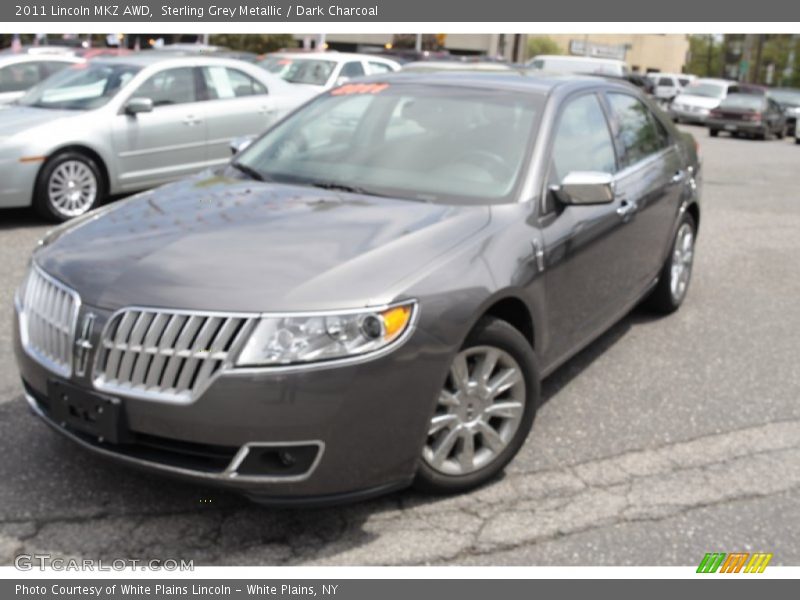 Sterling Grey Metallic / Dark Charcoal 2011 Lincoln MKZ AWD