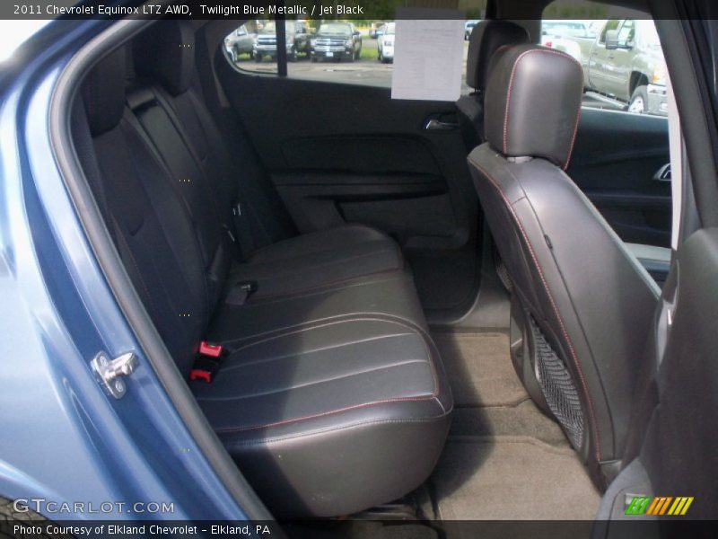 Twilight Blue Metallic / Jet Black 2011 Chevrolet Equinox LTZ AWD