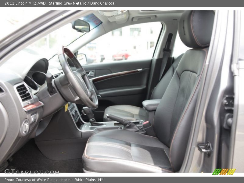 Sterling Grey Metallic / Dark Charcoal 2011 Lincoln MKZ AWD