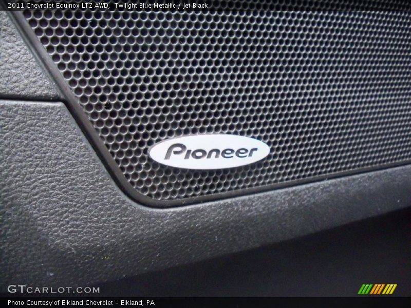 Twilight Blue Metallic / Jet Black 2011 Chevrolet Equinox LTZ AWD