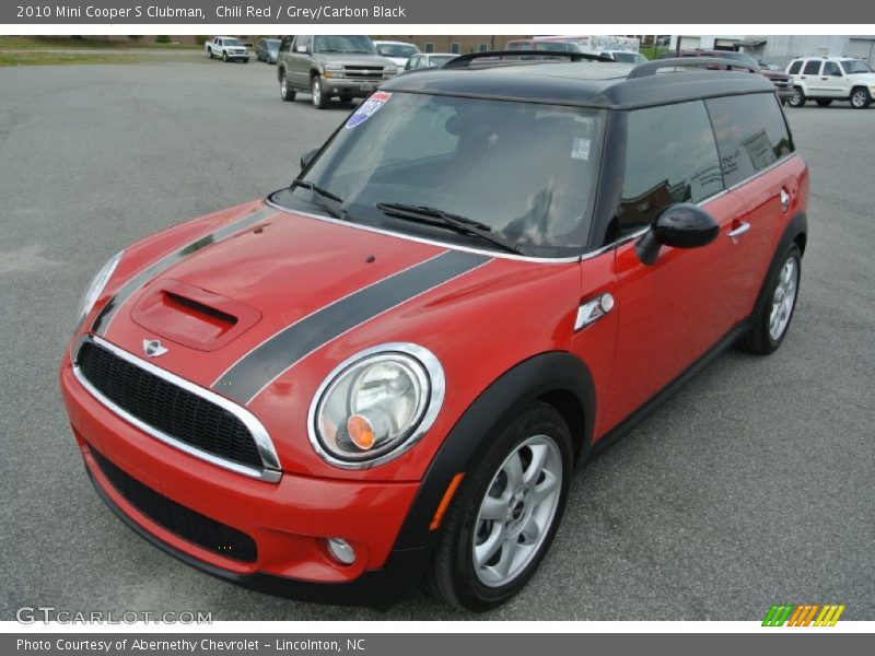 Chili Red / Grey/Carbon Black 2010 Mini Cooper S Clubman