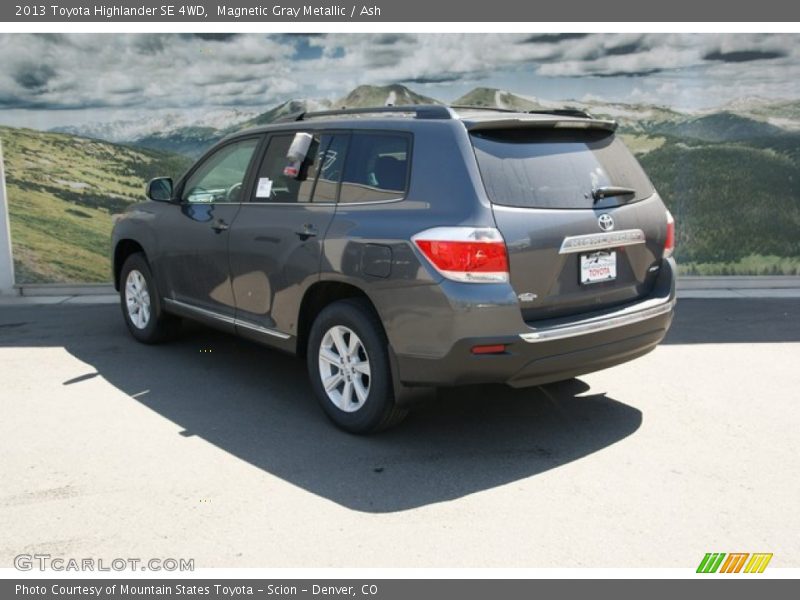 Magnetic Gray Metallic / Ash 2013 Toyota Highlander SE 4WD